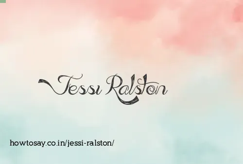 Jessi Ralston