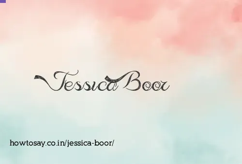 Jessica Boor