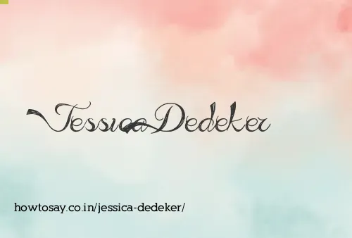 Jessica Dedeker