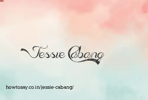 Jessie Cabang