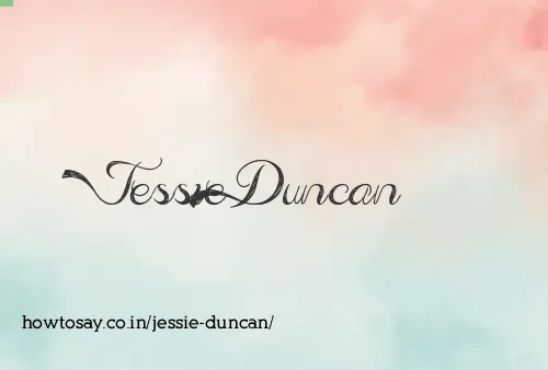 Jessie Duncan