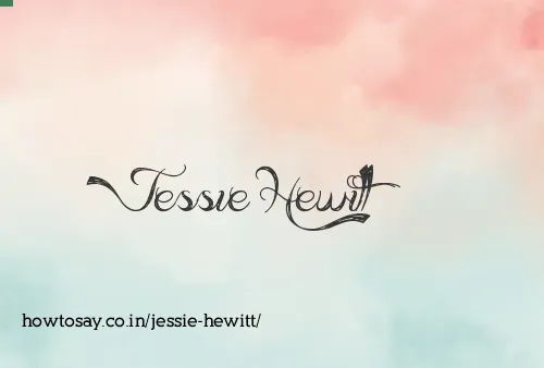 Jessie Hewitt