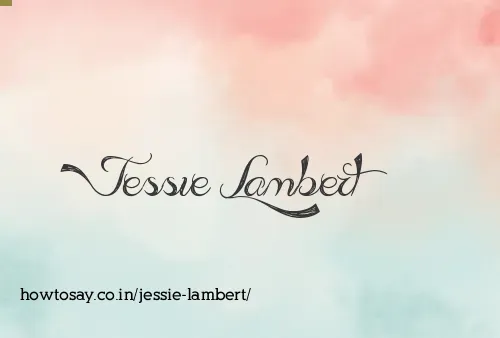 Jessie Lambert