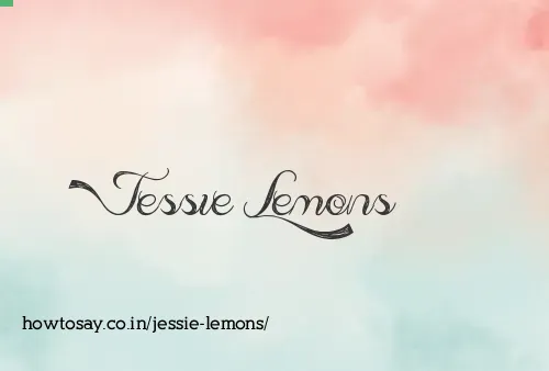 Jessie Lemons