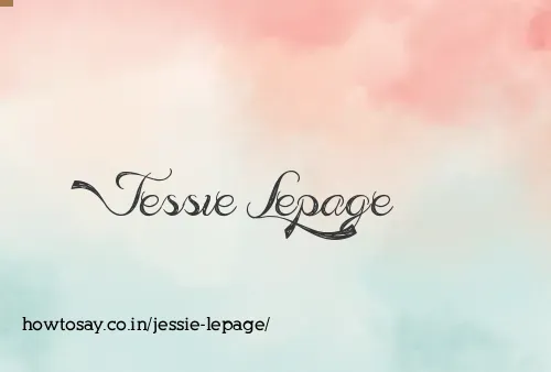 Jessie Lepage
