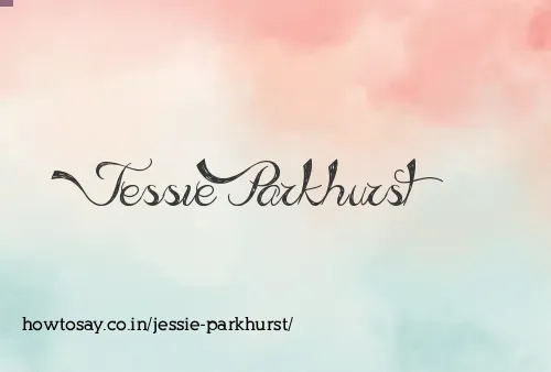 Jessie Parkhurst