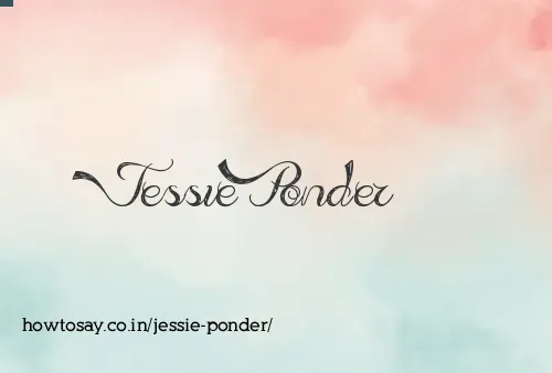Jessie Ponder