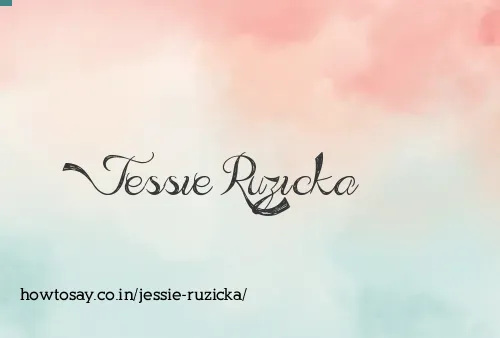 Jessie Ruzicka