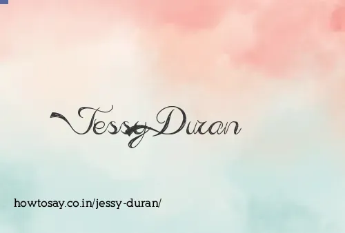 Jessy Duran