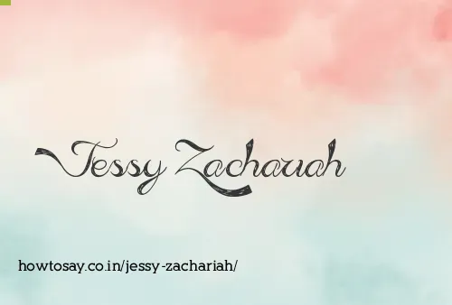 Jessy Zachariah