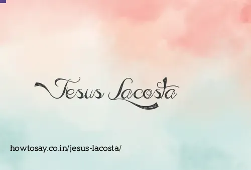 Jesus Lacosta