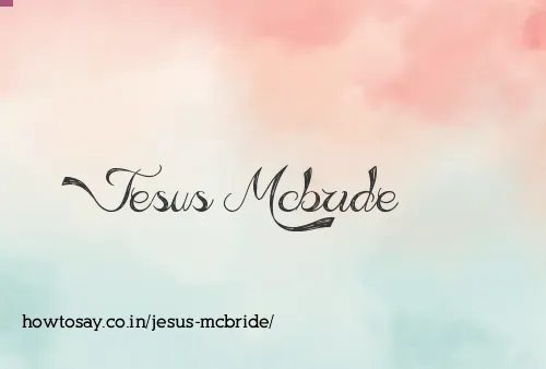 Jesus Mcbride
