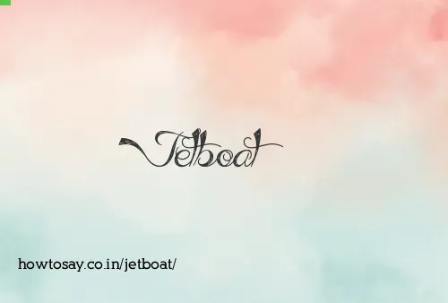Jetboat