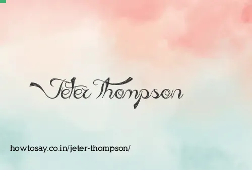 Jeter Thompson