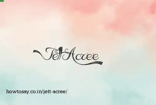 Jett Acree