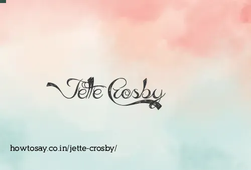 Jette Crosby
