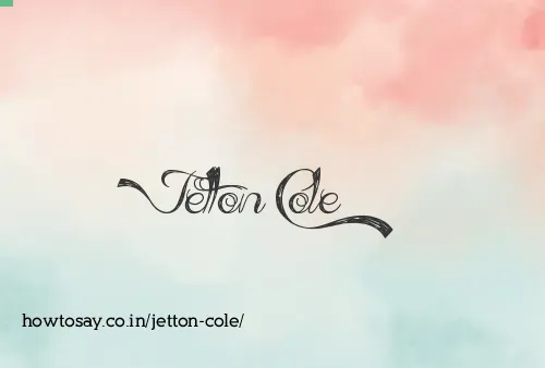 Jetton Cole