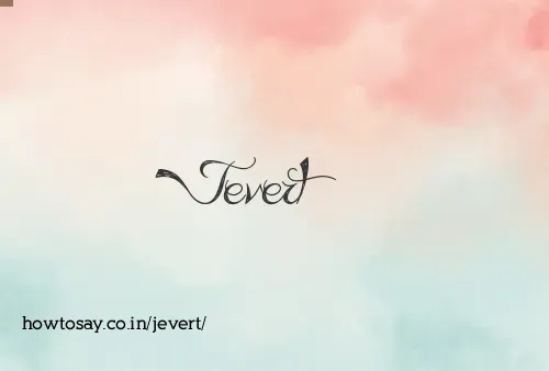 Jevert