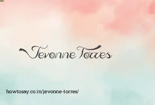 Jevonne Torres