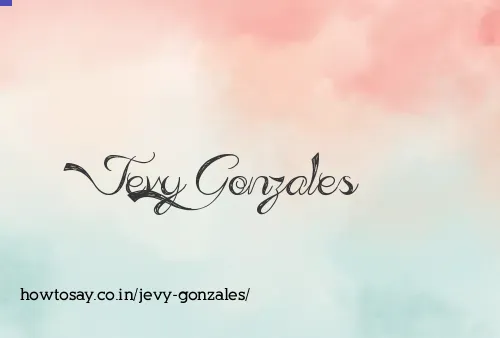 Jevy Gonzales