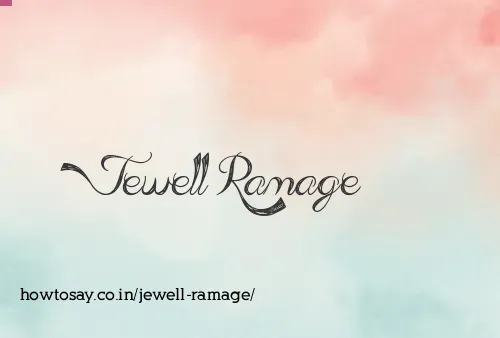 Jewell Ramage