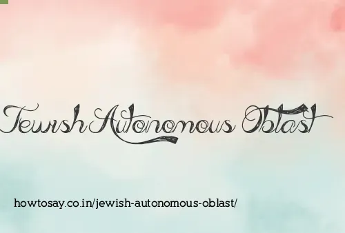 Jewish Autonomous Oblast