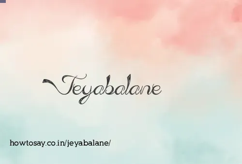 Jeyabalane