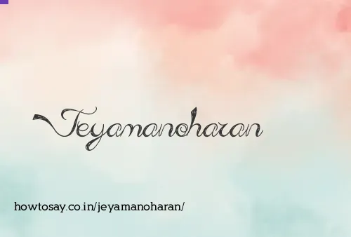 Jeyamanoharan
