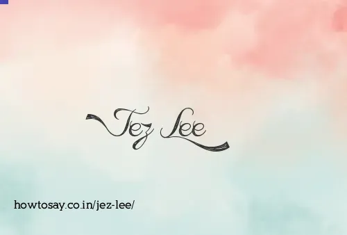Jez Lee