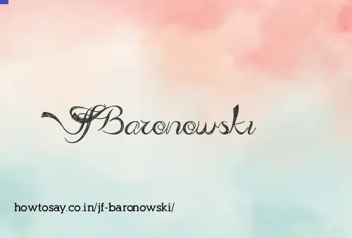 Jf Baronowski