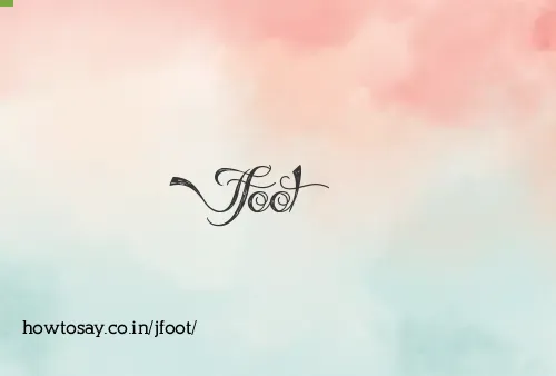 Jfoot
