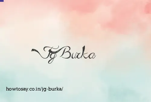 Jg Burka