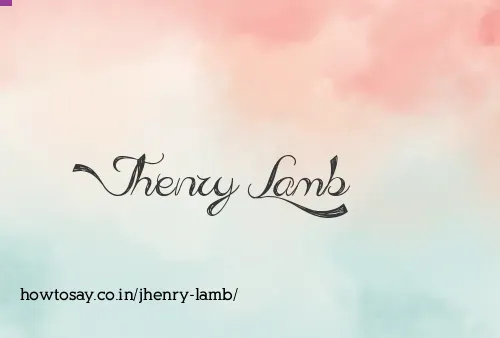 Jhenry Lamb