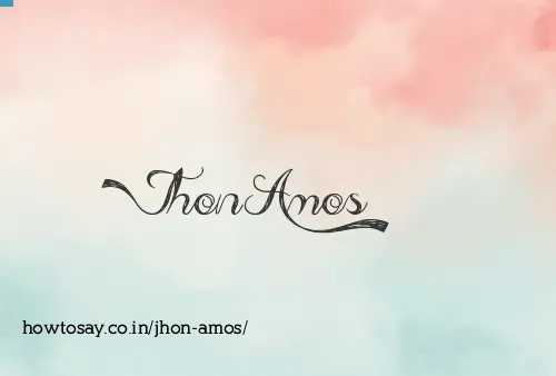Jhon Amos