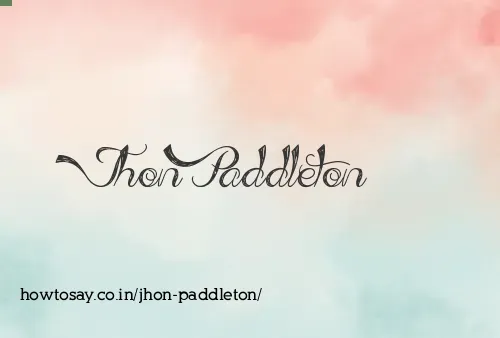 Jhon Paddleton