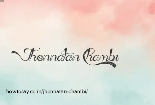 Jhonnatan Chambi