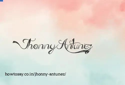Jhonny Antunez