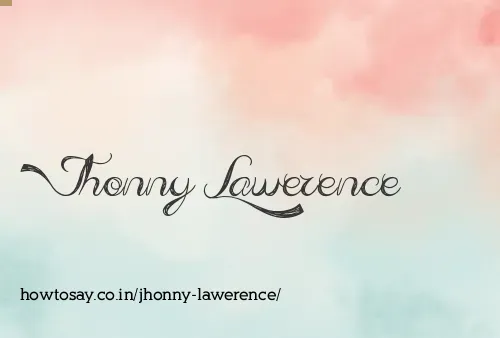 Jhonny Lawerence