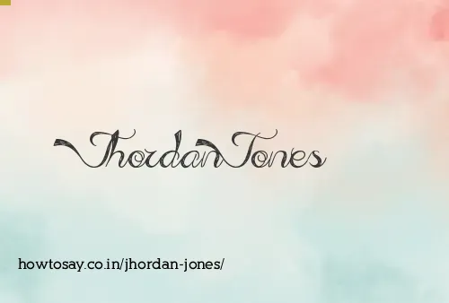 Jhordan Jones