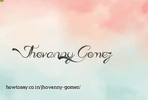 Jhovanny Gomez