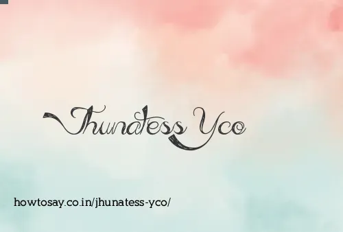 Jhunatess Yco
