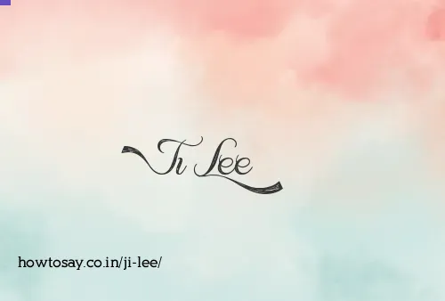Ji Lee