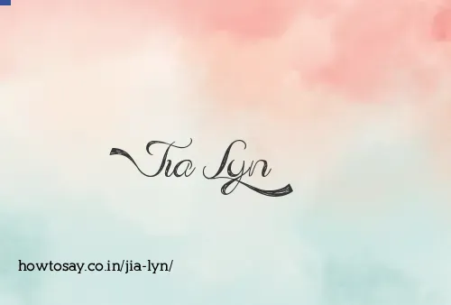Jia Lyn