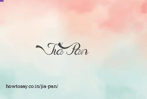 Jia Pan