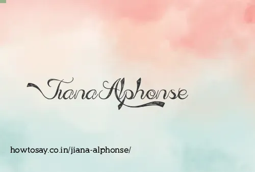Jiana Alphonse