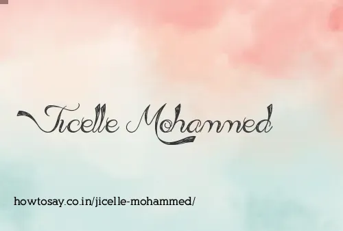 Jicelle Mohammed
