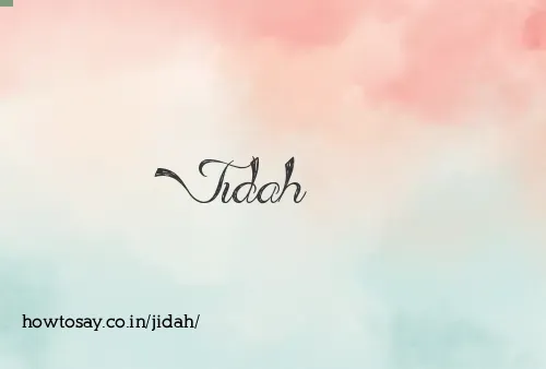 Jidah