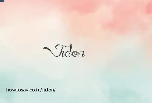 Jidon