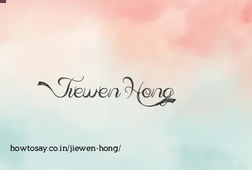 Jiewen Hong