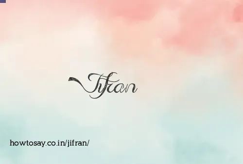 Jifran